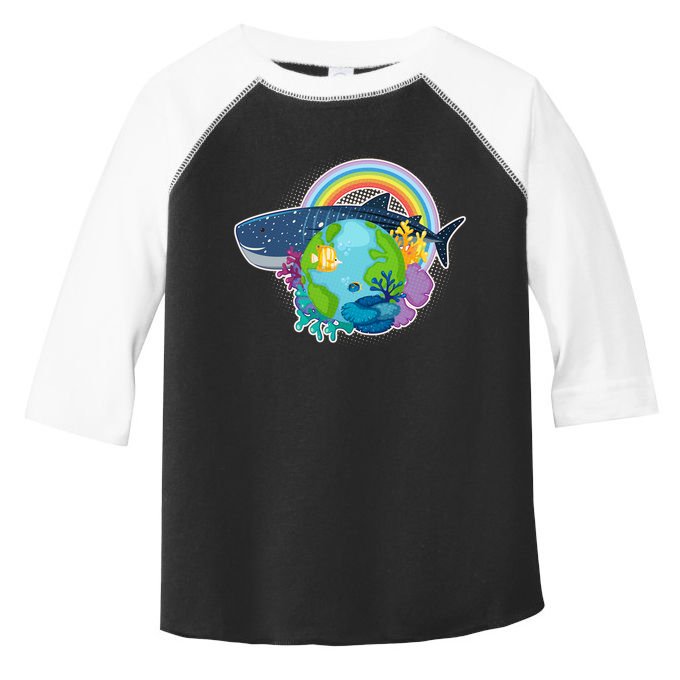 Colorful Earth Day Ocean Sea Life Toddler Fine Jersey T-Shirt