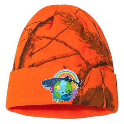 Colorful Earth Day Ocean Sea Life Kati Licensed 12" Camo Beanie