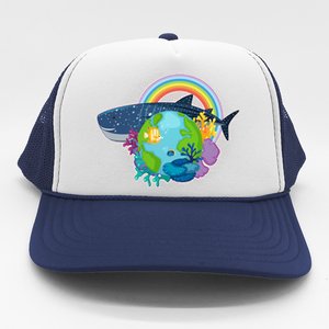 Colorful Earth Day Ocean Sea Life Trucker Hat