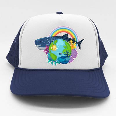 Colorful Earth Day Ocean Sea Life Trucker Hat