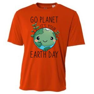 Cute Earth Day Go Planet Earth Day Cooling Performance Crew T-Shirt