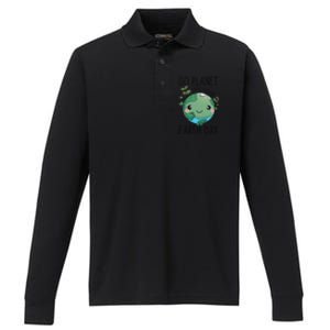 Cute Earth Day Go Planet Earth Day Performance Long Sleeve Polo