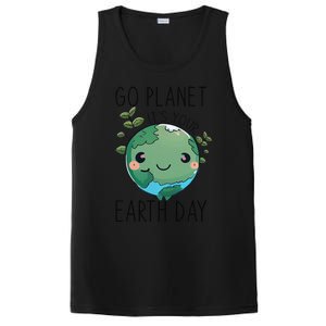 Cute Earth Day Go Planet Earth Day PosiCharge Competitor Tank