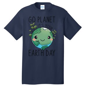 Cute Earth Day Go Planet Earth Day Tall T-Shirt