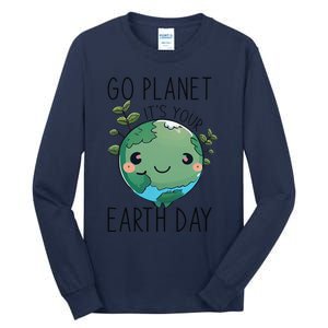 Cute Earth Day Go Planet Earth Day Tall Long Sleeve T-Shirt