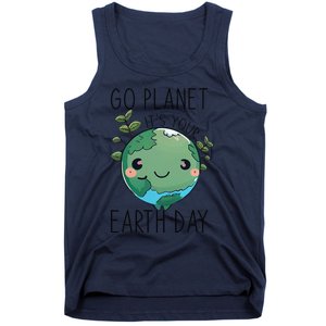 Cute Earth Day Go Planet Earth Day Tank Top