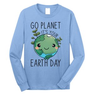 Cute Earth Day Go Planet Earth Day Long Sleeve Shirt