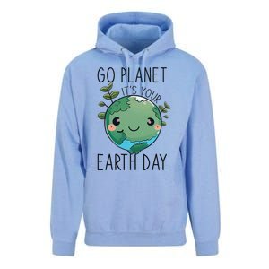 Cute Earth Day Go Planet Earth Day Unisex Surf Hoodie