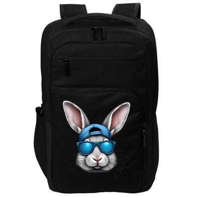Cool Easter Day Bunny Face With Sunglasses  Impact Tech Backpack