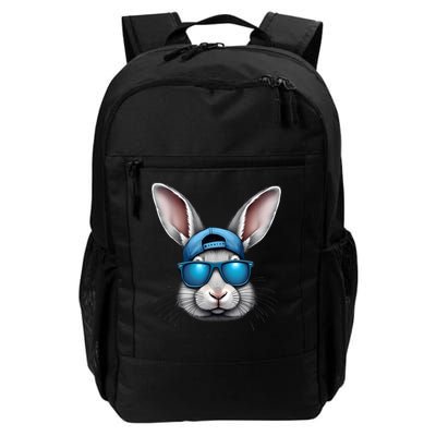 Cool Easter Day Bunny Face With Sunglasses  Backpack