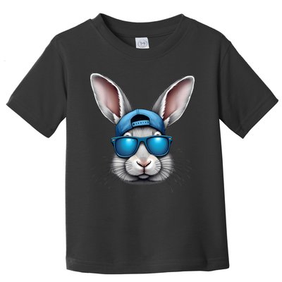 Cool Easter Day Bunny Face With Sunglasses  Toddler T-Shirt