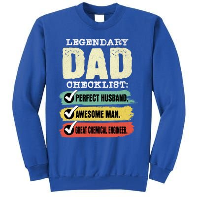 Chemical Engineer Dad Gift Tall Sweatshirt