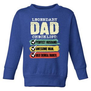 Chemical Engineer Dad Gift Toddler Sweatshirt