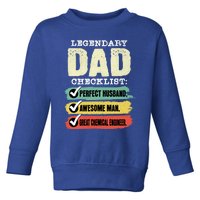 Chemical Engineer Dad Gift Toddler Sweatshirt