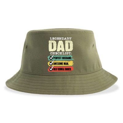 Chemical Engineer Dad Gift Sustainable Bucket Hat