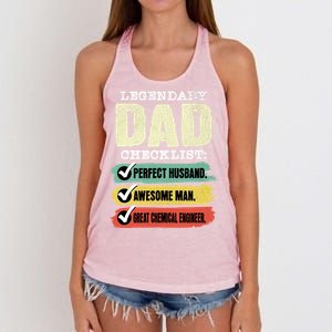 Chemical Engineer Dad Gift Women's Knotted Racerback Tank