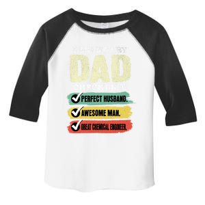 Chemical Engineer Dad Gift Toddler Fine Jersey T-Shirt