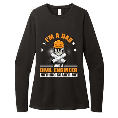 Civil Engineer Dad Civil Engineer Dad Gift Womens CVC Long Sleeve Shirt