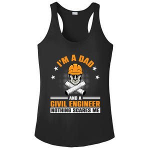 Civil Engineer Dad Civil Engineer Dad Gift Ladies PosiCharge Competitor Racerback Tank