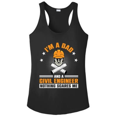 Civil Engineer Dad Civil Engineer Dad Gift Ladies PosiCharge Competitor Racerback Tank