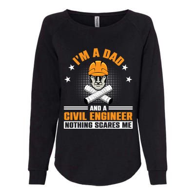 Civil Engineer Dad Civil Engineer Dad Gift Womens California Wash Sweatshirt