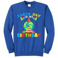 Cute Earth Day Is My Birthday April 22nd Bgiftday Environtal Gift Sweatshirt