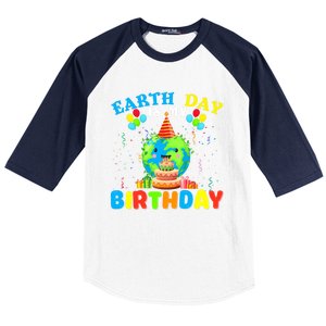 Cute Earth Day Is My Birthday April 22nd Bgiftday Environtal Gift Baseball Sleeve Shirt