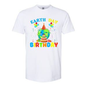 Cute Earth Day Is My Birthday April 22nd Bgiftday Environtal Gift Softstyle CVC T-Shirt