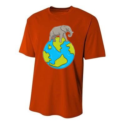 Celebrate Earth Day Every Day Save Plants Animals Wildlife Youth Performance Sprint T-Shirt