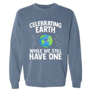 Celebrating Earth Day Science Recycle Environment Garment-Dyed Sweatshirt