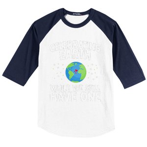 Celebrating Earth Day Science Recycle Environment Baseball Sleeve Shirt