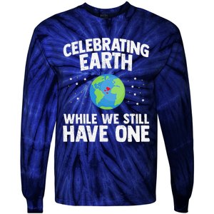 Celebrating Earth Day Science Recycle Environment Tie-Dye Long Sleeve Shirt