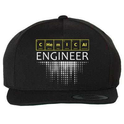 Chemical Engineer Engineering Gifts Wool Snapback Cap