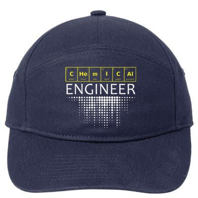 Chemical Engineer Engineering Gifts 7-Panel Snapback Hat