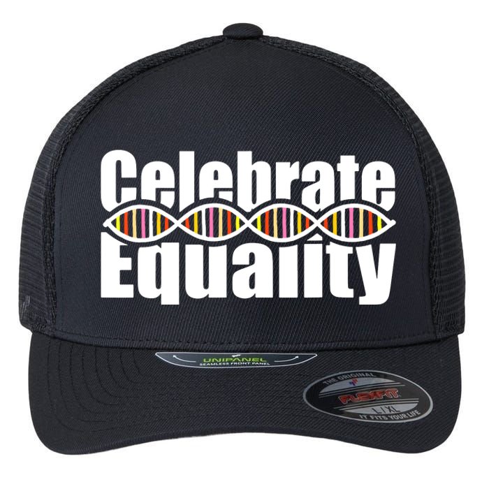 Celebrate Equality Equal Design Civil Rights Flexfit Unipanel Trucker Cap