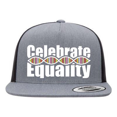 Celebrate Equality Equal Design Civil Rights Flat Bill Trucker Hat