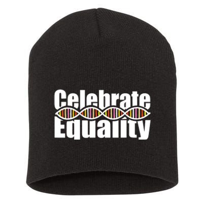 Celebrate Equality Equal Design Civil Rights Short Acrylic Beanie