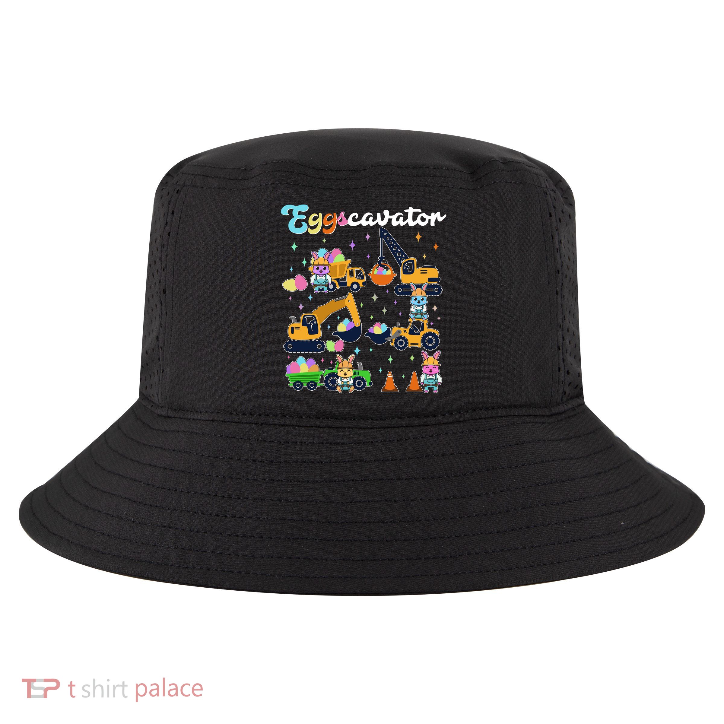 Cute Easter Eggscavator Construction Bunny Rabbits Cool Comfort Performance Bucket Hat