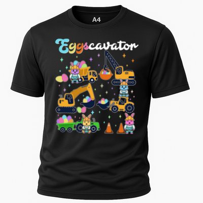 Cute Easter Eggscavator Construction Bunny Rabbits Performance Shirt