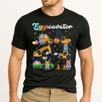 Cute Easter Eggscavator Construction Bunny Rabbits Cooling Performance Crew T-Shirt