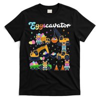 Cute Easter Eggscavator Construction Bunny Rabbits T-Shirt