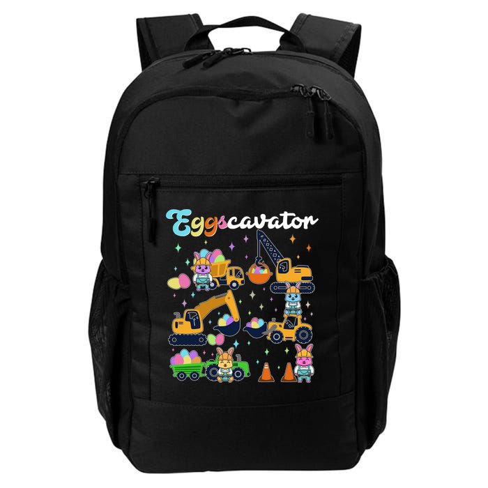 Cute Easter Eggscavator Construction Bunny Rabbits Backpack