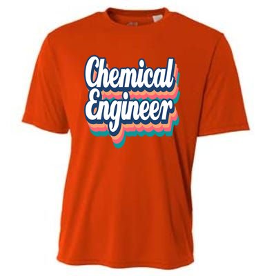 Chemical Engineer Engineering Major Retro Funny Gift Cooling Performance Crew T-Shirt