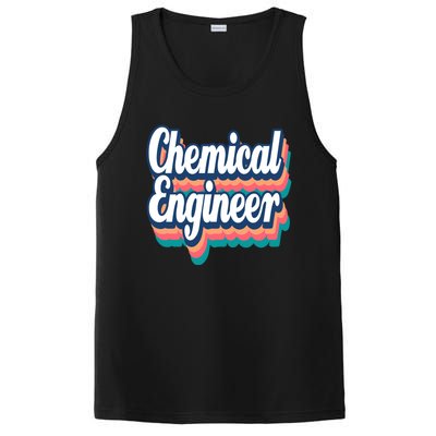 Chemical Engineer Engineering Major Retro Funny Gift PosiCharge Competitor Tank