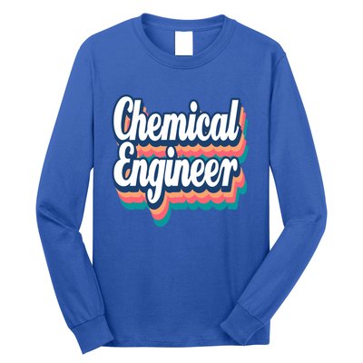 Chemical Engineer Engineering Major Retro Funny Gift Long Sleeve Shirt