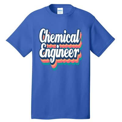 Chemical Engineer Engineering Major Retro Funny Gift Tall T-Shirt