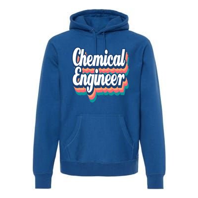 Chemical Engineer Engineering Major Retro Funny Gift Premium Hoodie