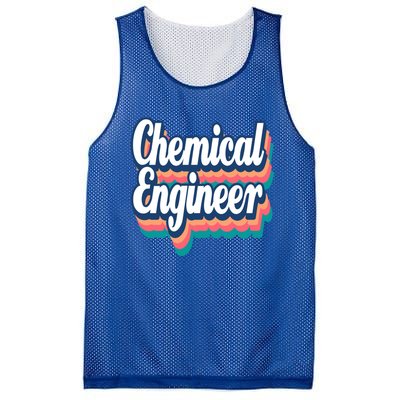 Chemical Engineer Engineering Major Retro Funny Gift Mesh Reversible Basketball Jersey Tank