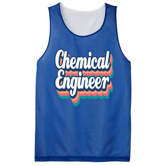 Chemical Engineer Engineering Major Retro Funny Gift Mesh Reversible Basketball Jersey Tank