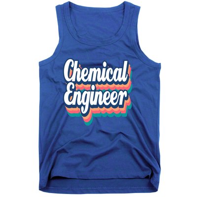 Chemical Engineer Engineering Major Retro Funny Gift Tank Top